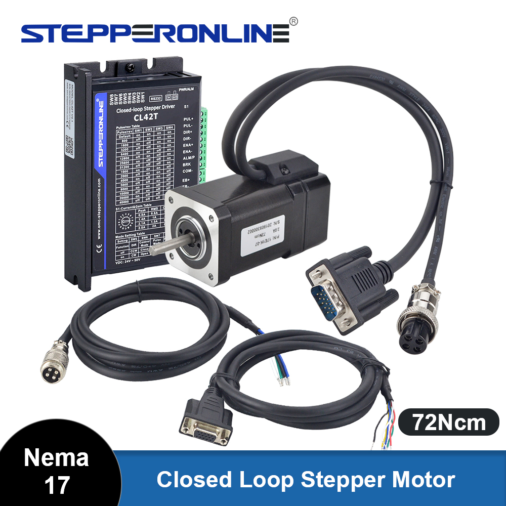 Closed Loop Stepper Motor Nema 17 - STEPPERONLINE Seria TP Nema 17 Zestaw