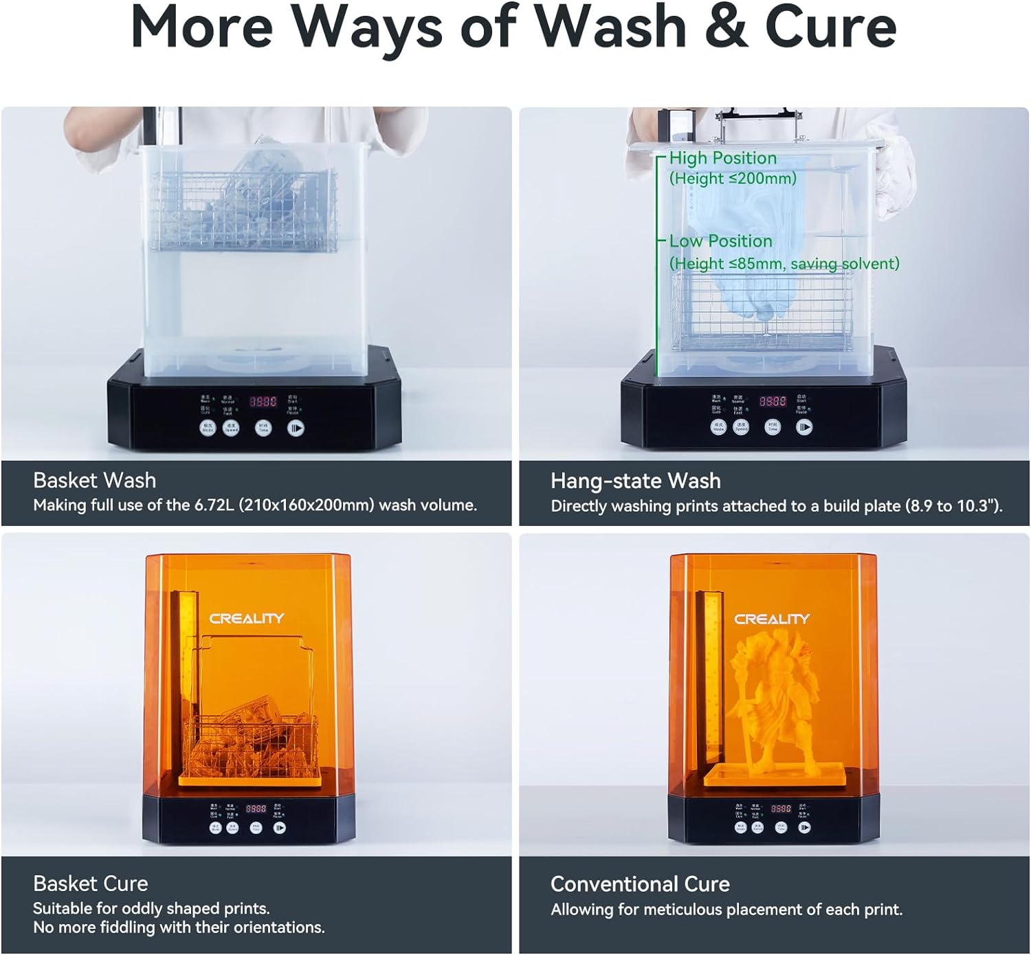 CREALITY UW-03 Maszyna do myci – Large Resin Wash And Cure Station recenzja i cena