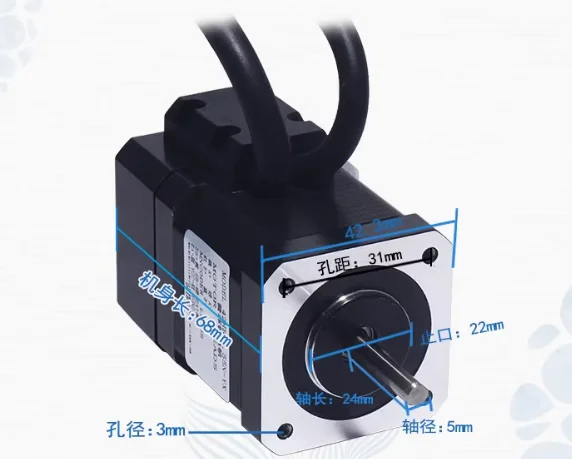 Silnik krokowy Nema17 42 z hyb – Closed Loop Stepper Motor Nema 17 recenzja i cena