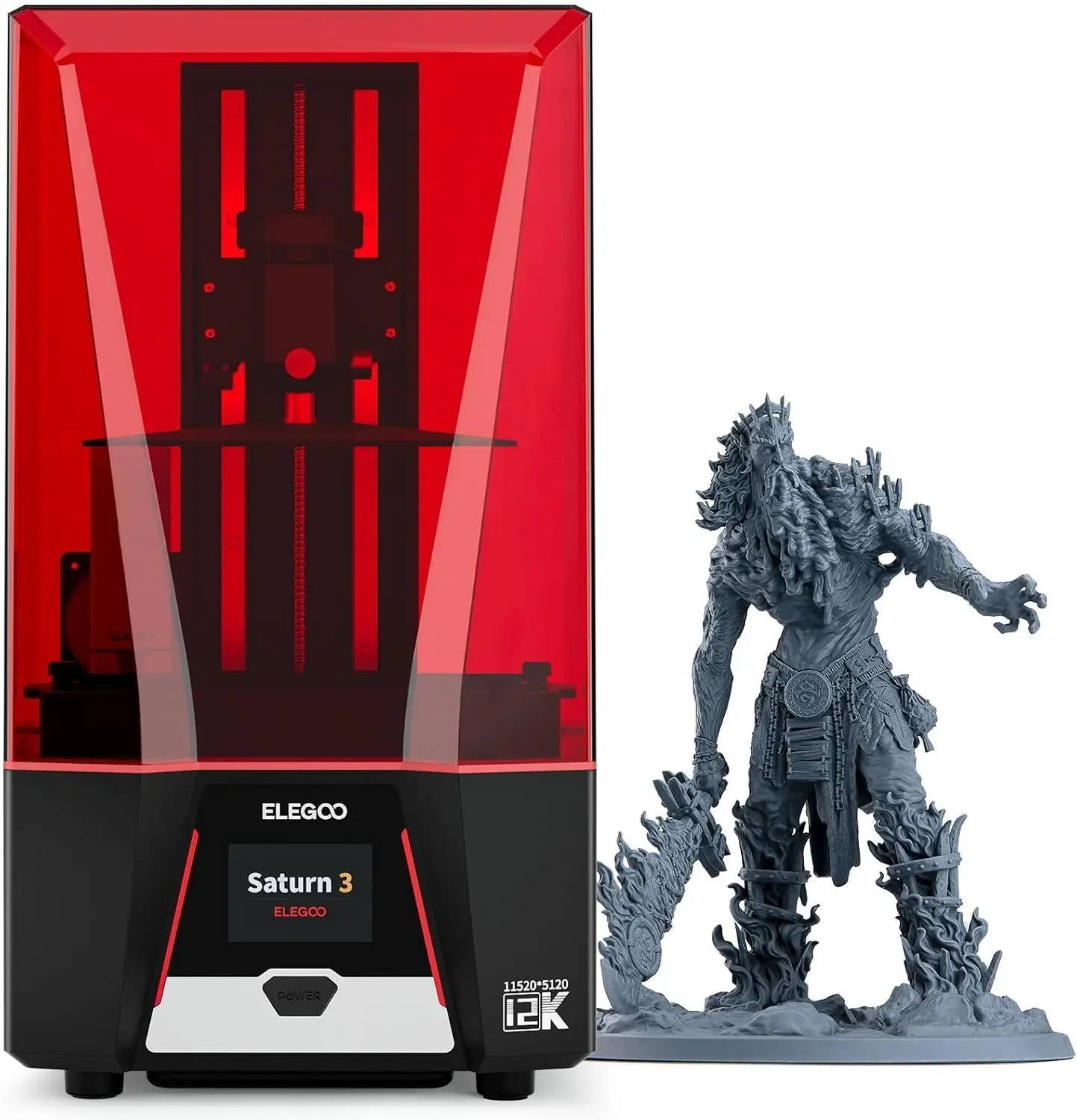 Drukarka 3D Saturn 3 MSLA 12K  – 12K Monochrome Lcd Resin 3D Printer recenzja i cena