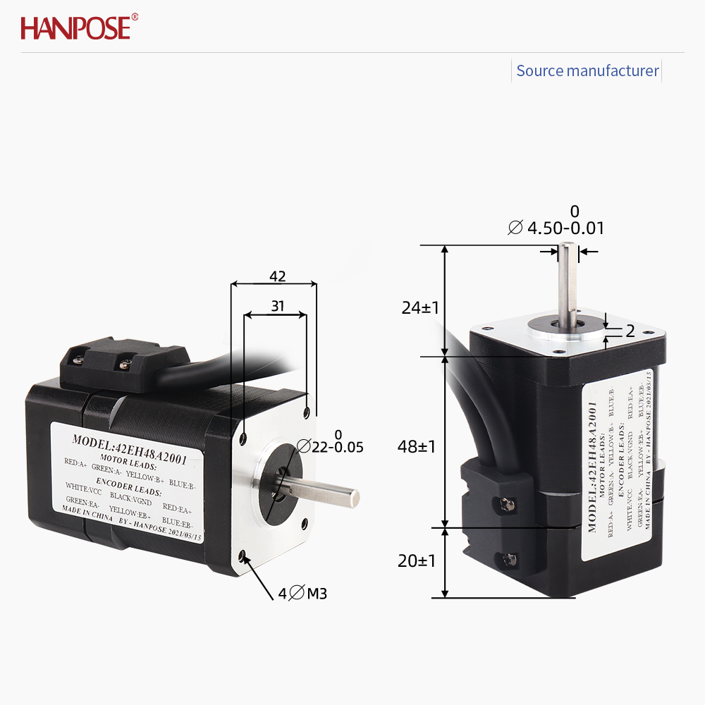 Silnik krokowy z zamkniętą pęt – Closed Loop Stepper Motor Nema 17 recenzja i cena
